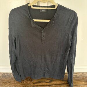 Hugo Boss Men's Long Sleeve Henley